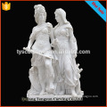European marble westerners stone ancient greek figures statue woman and man for decoration